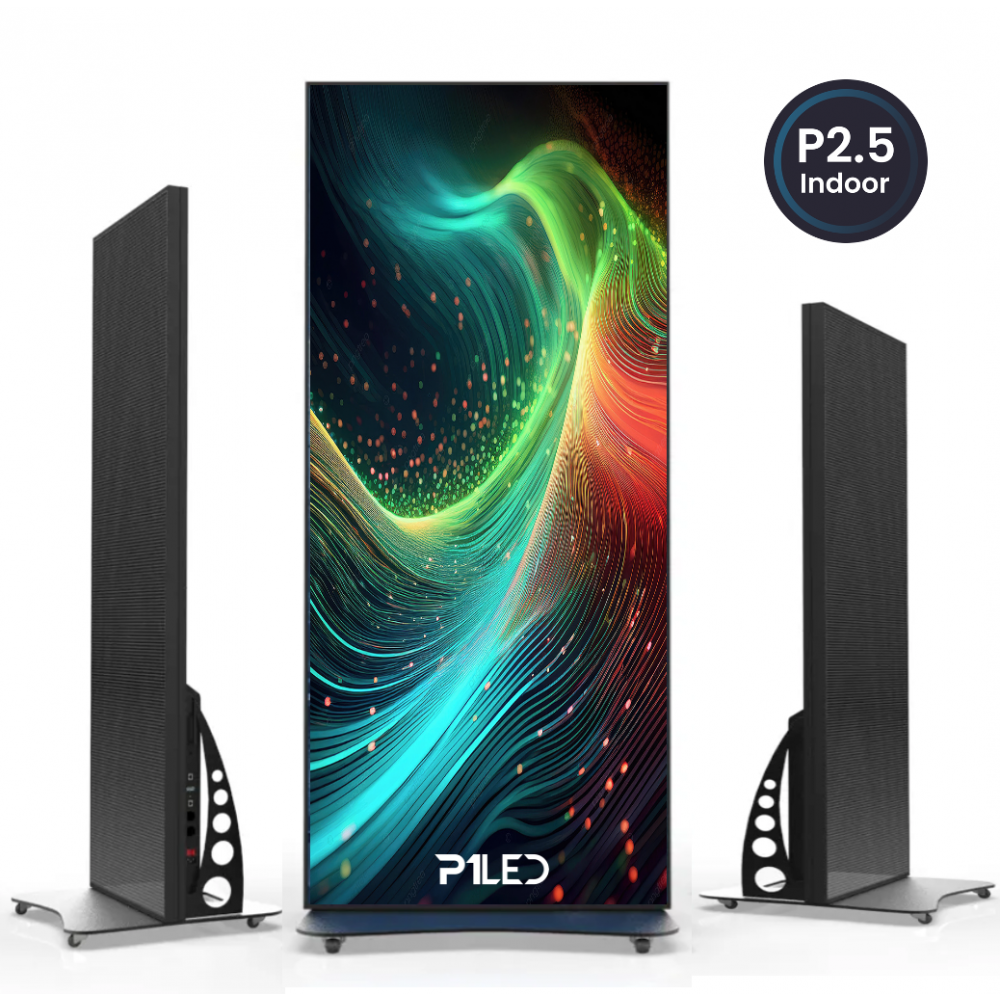 Totem de LED P2.5 Indoor - Tamanho 960*192cm
