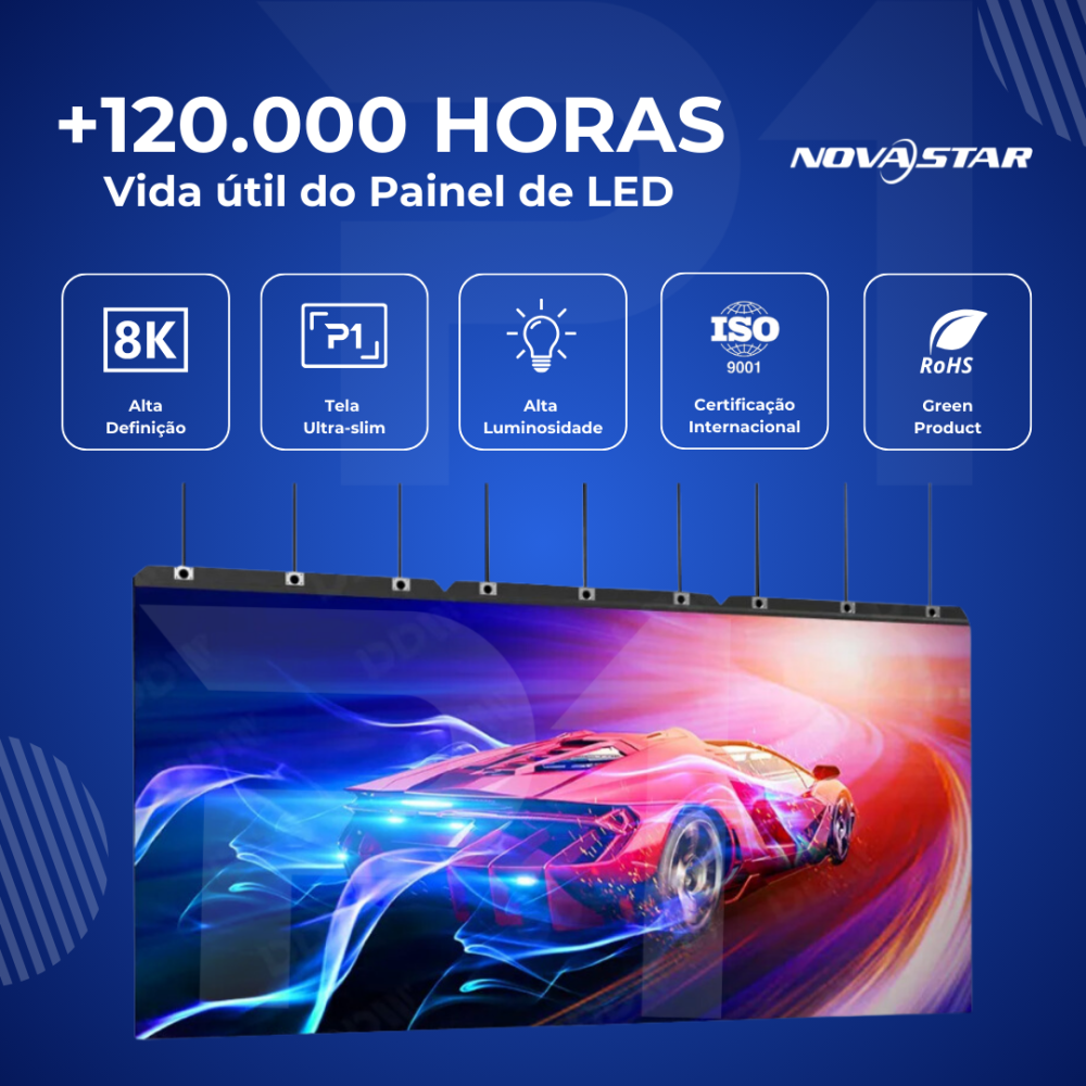 Painel de LED P10 Outdoor