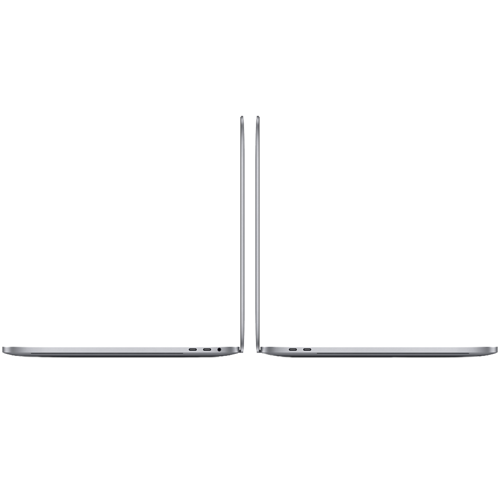 MacBook Pro 16 Cinza Espacial lateral MVVK2