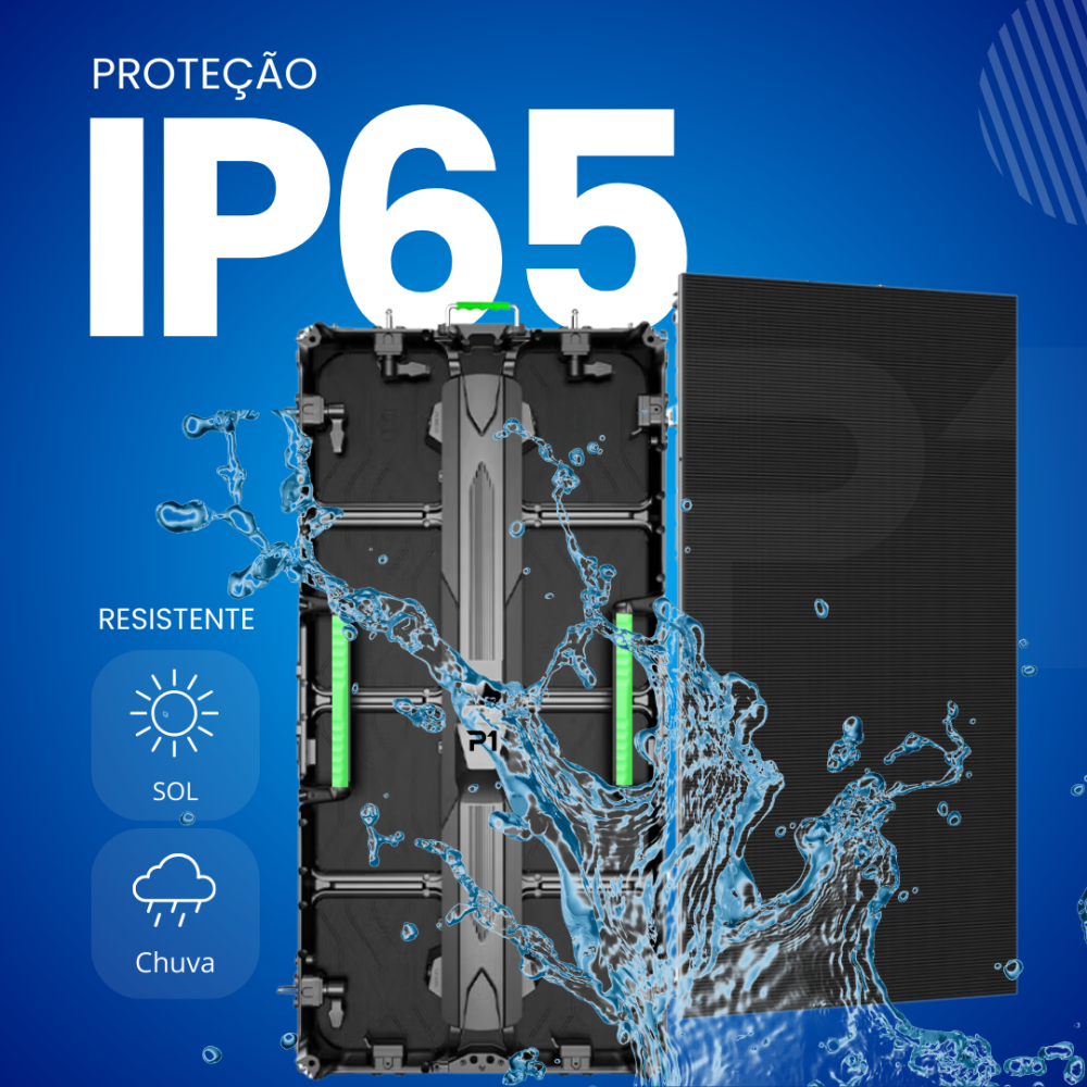 Ip65 Painel de LED Outdoor P3.9 Painel Telão Rental 500x1000, 50x100 P1LED 