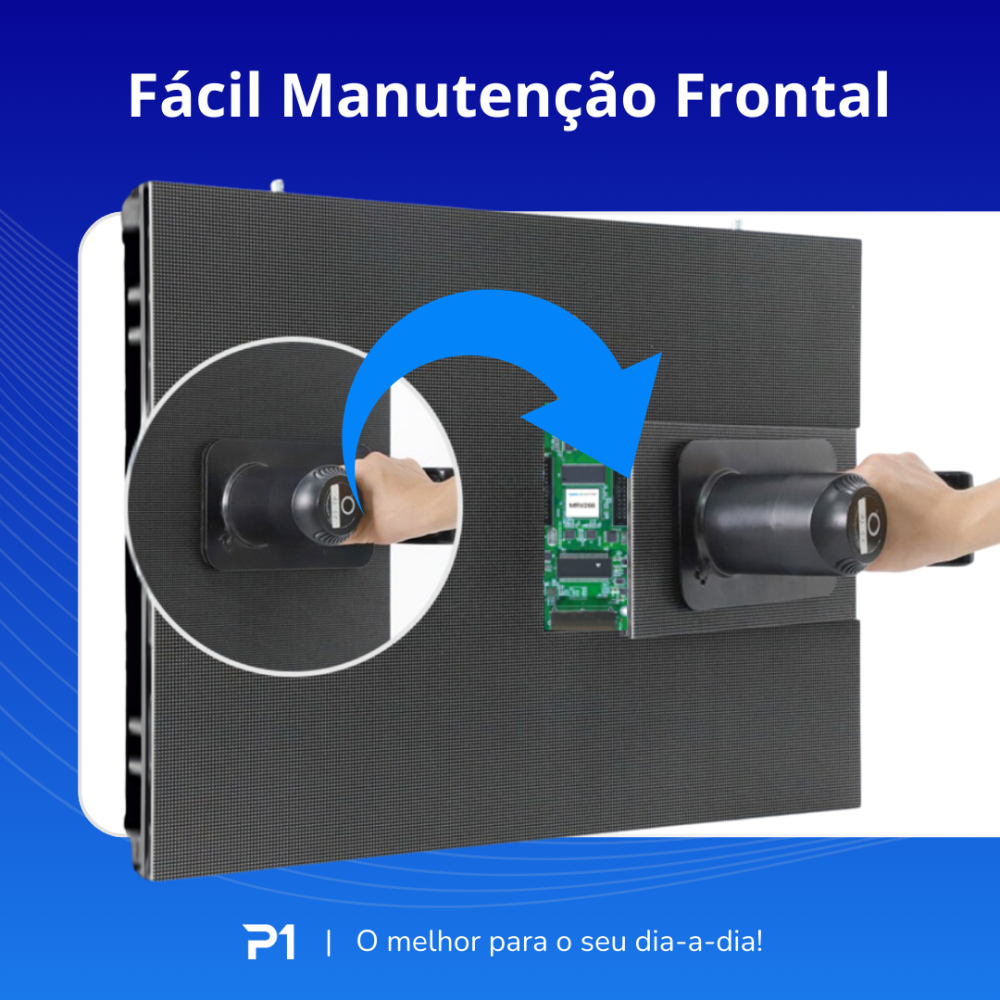 Painel de LED P2.5 Indoor manutenção frontal