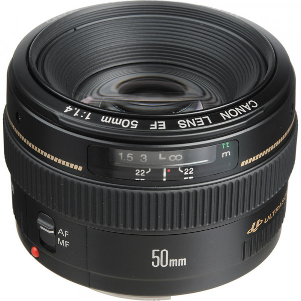 Lente Canon EF 50mm f1.4 USM-1