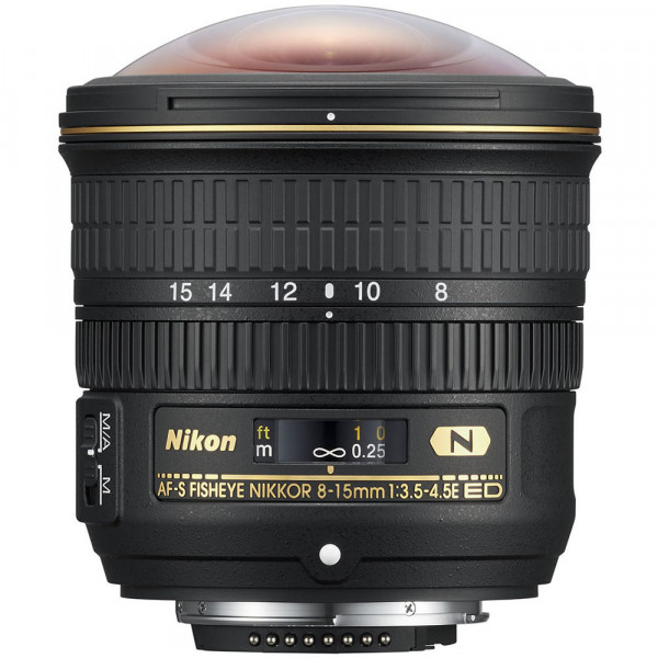 Lente Nikon AF-S FX Fisheye 8-15mm f/3.5-4.5E ED