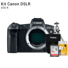 Canon R Corpo - Câmera Mirrorless | Brindes: Bolsa, Cartão 32GB, Mini Tripé e Kit Limpeza