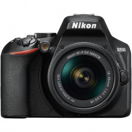 Nikon D3500 com Lente 18-55mm | Brindes: Bolsa, Cartão 32GB, Mini Tripé e Kit Limpeza