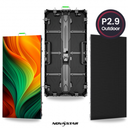 Painel de LED P2.9 Outdoor com Gabinete Rental 500*1000mm