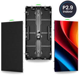 Painel de LED P2.9 Indoor com Gabinete Rental 500*1000mm