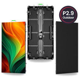 Painel de LED P2.9 Outdoor com Gabinete Rental 500*1000mm