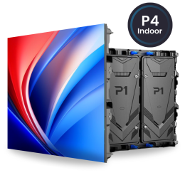 Painel de LED P4 Indoor com Gabinete Rental 960*960mm