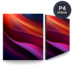 Painel de LED P4 Indoor Fixo com Gabinete Imantado 960*960mm