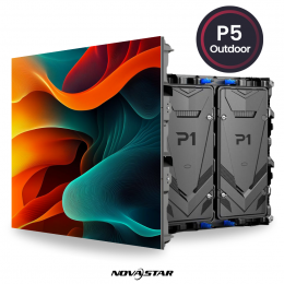 Painel de LED P5 Outdoor com Gabinete Rental 960*960mm