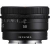 Lente Sony FE 50mm f/2.5 G