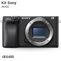 Sony a6400 Corpo - Câmera Mirrorless 24.2MP, Vídeo 4K, WiFi e Bluetooth