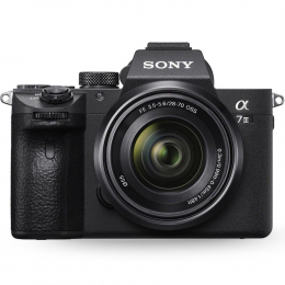 Sony Alpha a7 III Kit 28-70mm - Câmera Mirrorless 24.2MP, Video 4K, WiFi