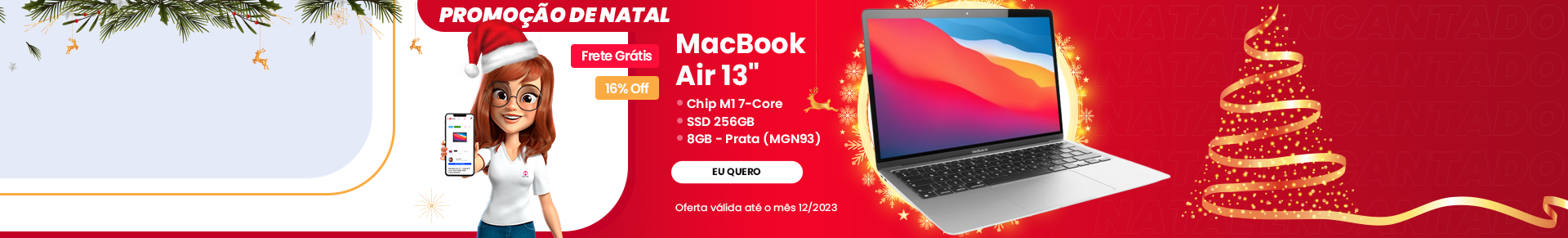 Super Ofertas Dezembro 2023  - MacBook Air MGN93