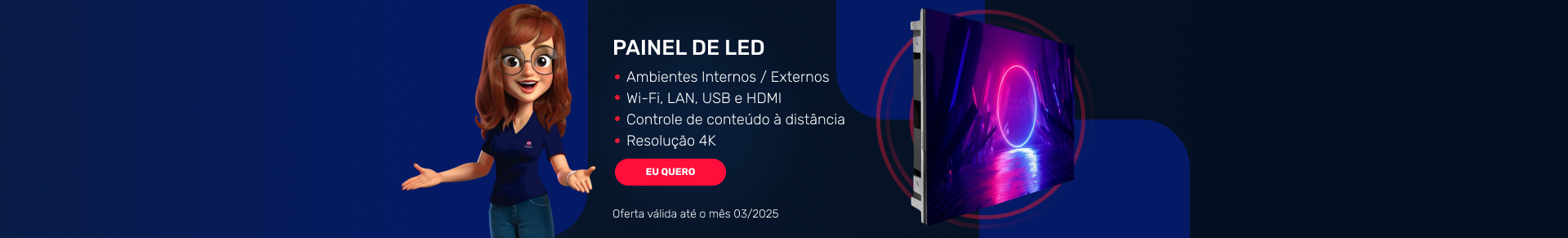 Ofertas Painel de LED Março 2025