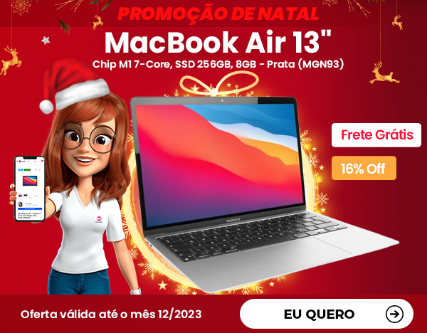 Super Ofertas Dezembro 2023  - MacBook Air MGN93